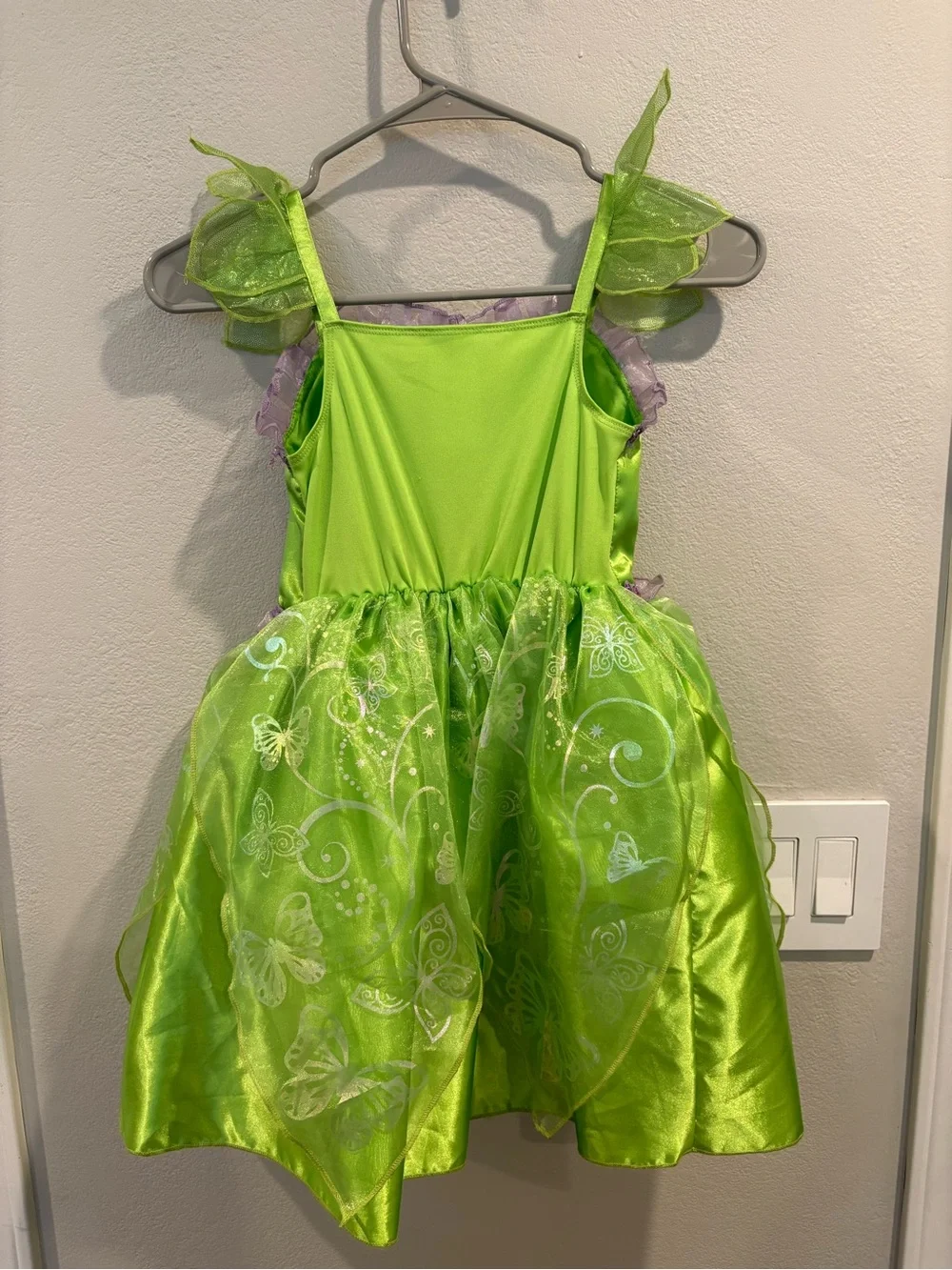 Disney Store Tinker Bell Halloween Costume Toddler Girls Size 5/6 Fairy Princess